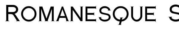 Romanesque Serif font preview